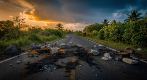 Mayotte : barrages et caillassages à Kahani et Tsararano dans la nuit du 2 au 3 juin