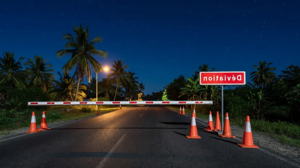Mayotte : fermeture nocturne de la rocade de M'tsapéré pour six semaines