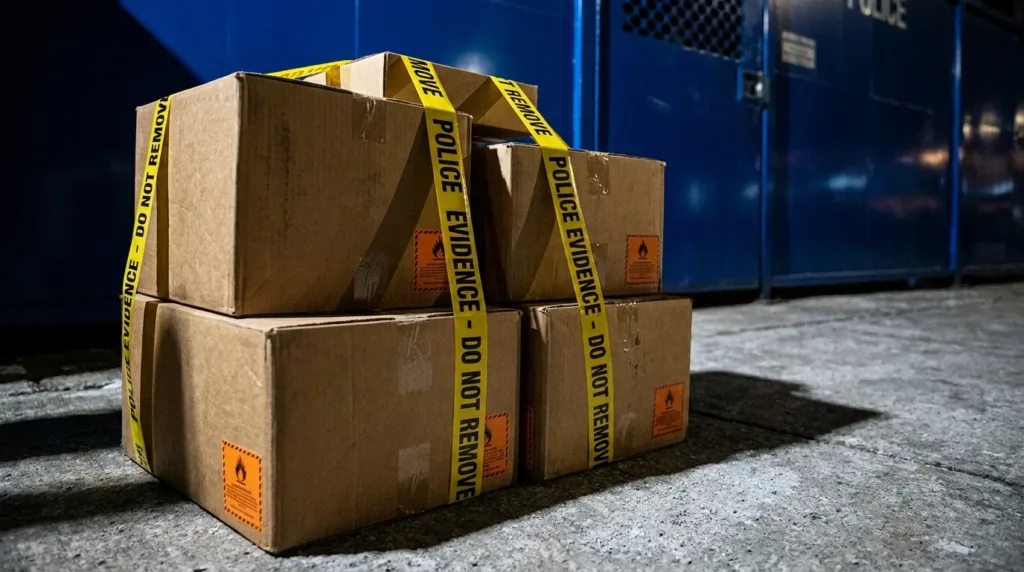 Melun : cinq cartons de mortiers d'artifice saisis après refus d'obtempérer