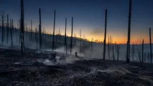 Mercurey : 20 hectares brûlés, l&rsquo;incendie de forêt fixé après une mobilisation massive