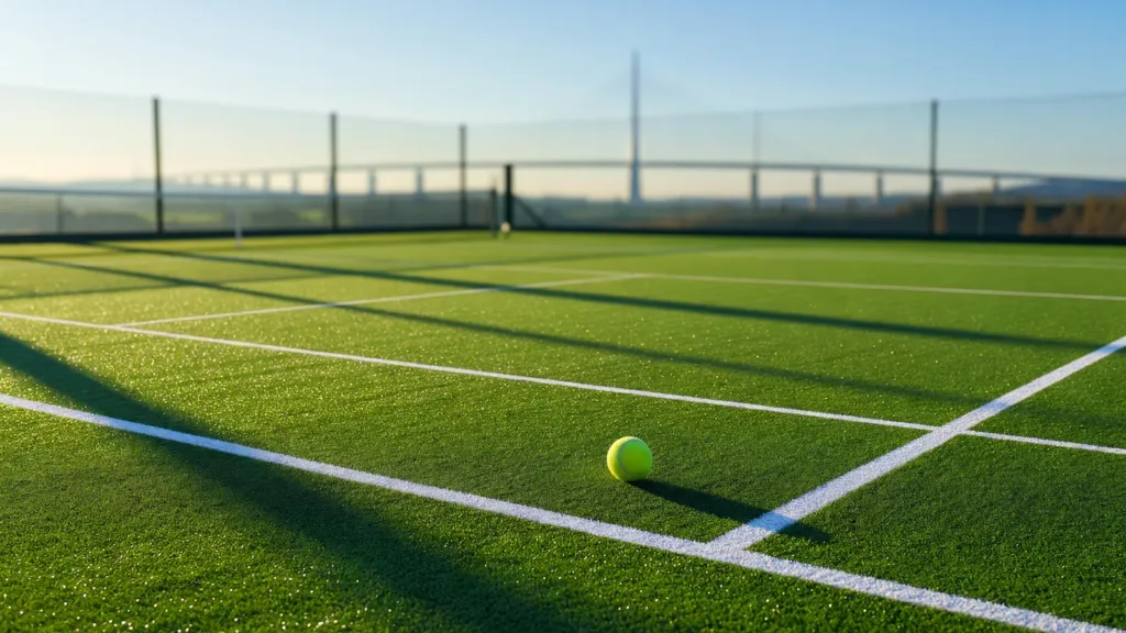 Millau : le SOM Tennis inaugure son nouveau court synthétique