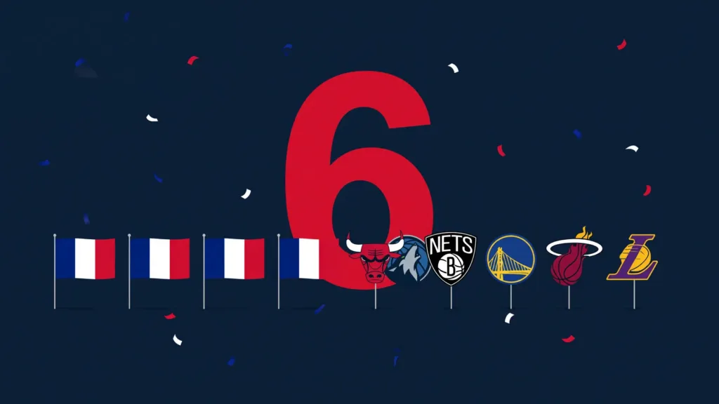 Mock Draft ESPN : il y a un an, cinq Français projetés au premier tour, un record historique