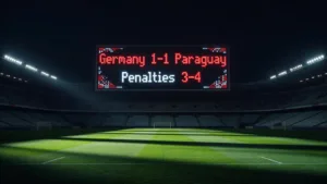 Mondial 2026 : le Paraguay fait tomber l&rsquo;Allemagne aux tirs au but, exploit historique à Boston