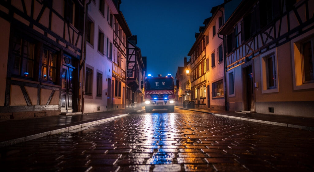 Mulhouse : un père sauve sa fille des flammes rue des Tondeurs, la famille relogée