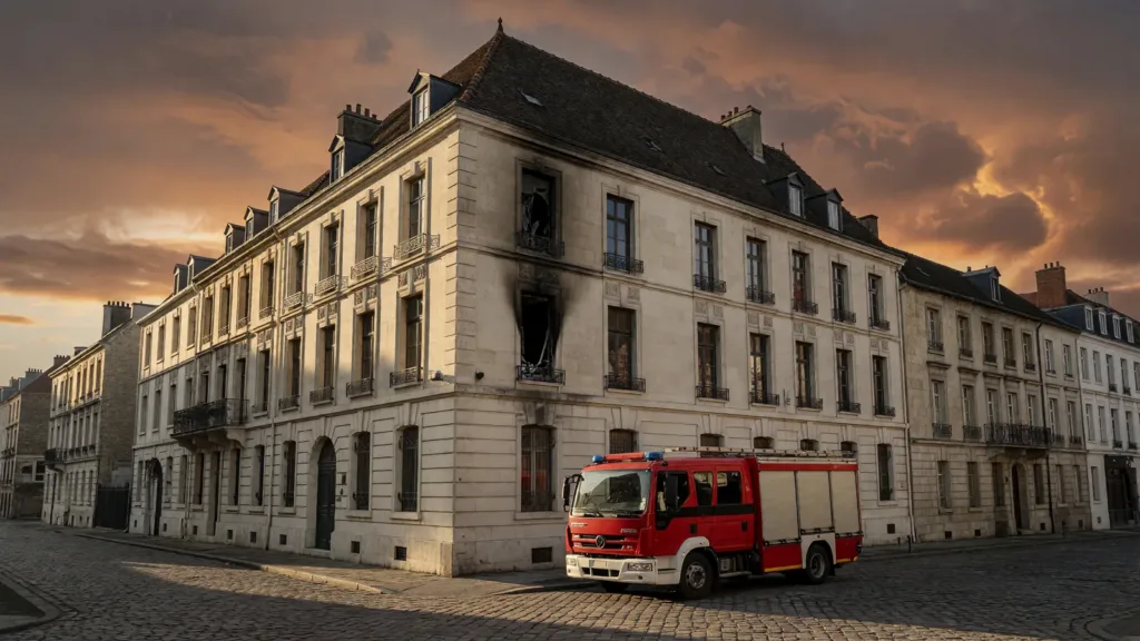 Nantes : douze personnes, dont six enfants, secourues dans un incendie d'appartement