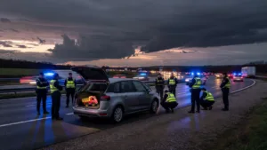 Nantes : onze personnes dont sept enfants sans ceinture interceptés sur le périphérique
