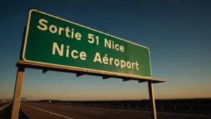 Nice : réouverture de l'A8 après l'extinction d'un incendie de véhicule près de l'aéroport