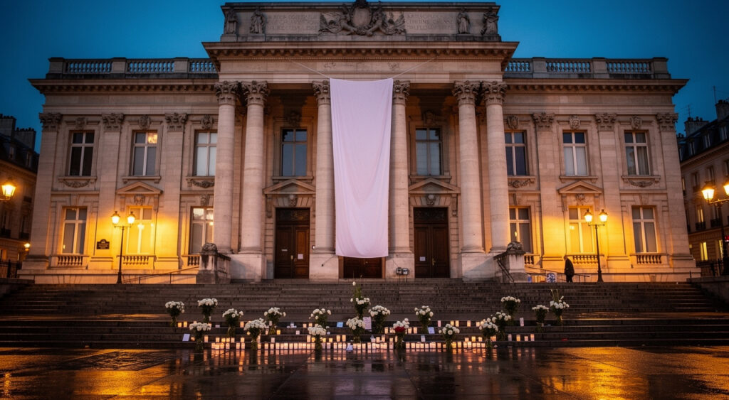 Nîmes : 400 à 500 personnes rendent hommage à Lyhanna devant le Palais de Justice