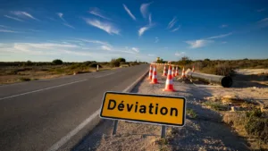 Nîmes : circulation alternée sur la RD42 près de l&rsquo;aéroport jusqu&rsquo;en octobre pour travaux réseaux eau