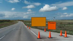 Nîmes : circulation alternée sur la RD42 près de l&rsquo;aéroport jusqu&rsquo;en octobre pour travaux réseaux eau