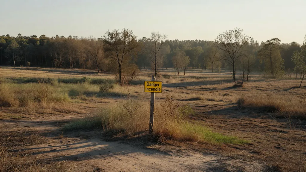 Nord Creuse : risque feux de forêt « très sévère » malgré la fin de la canicule rouge