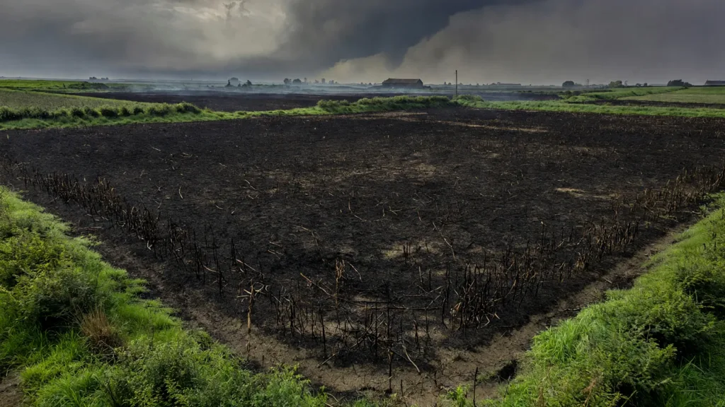 Oise : 8 hectares de cultures détruits par un incendie à Lacroix-Saint-Ouen