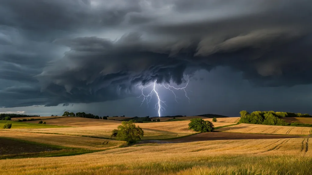 Oise : vigilance jaune orages et rafales jusqu’à 100 km/h à partir de 16h ce jeudi