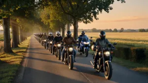 Olivet : 62 motards perfectionnent leur trajectoire de sécurité avec les gendarmes