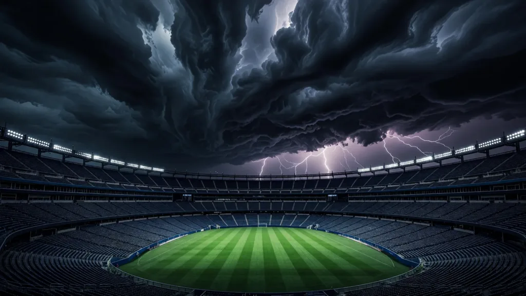 Orage menace France-Norvège : 17% de risque pour le match à Foxborough