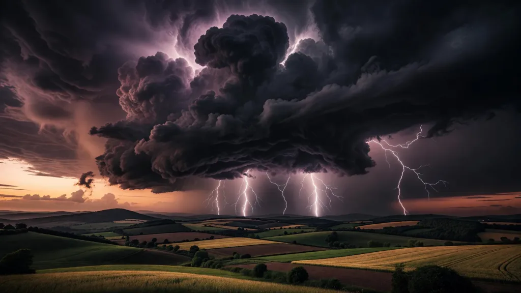 Orage supercellulaire dans la Meuse : dégâts matériels dans le sud du département
