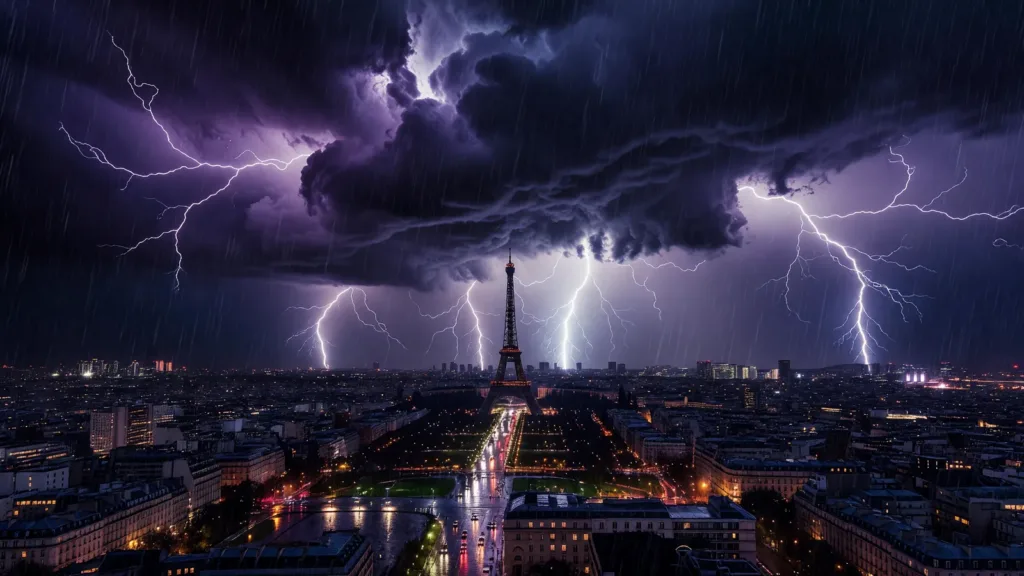Orages à Paris : fin de la vigilance rouge canicule et levée des restrictions de circulation ce dimanche