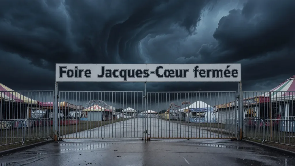 Orages dans le Cher : Bourges ferme ses parcs et la foire Jacques-Cœur, baignade interdite