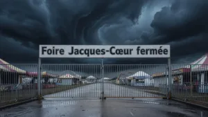 Orages dans le Cher : Bourges ferme ses parcs et la foire Jacques-Cœur, baignade interdite