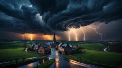 Orages dans le Pas-de-Calais : deux blessés par la foudre, cinq impacts, deux incendies