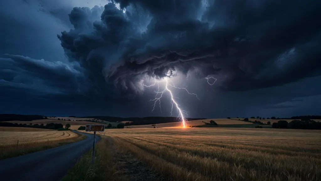Orages en Saône-et-Loire : 363 impacts de foudre enregistrés durant la nuit du 28 au 29 juin
