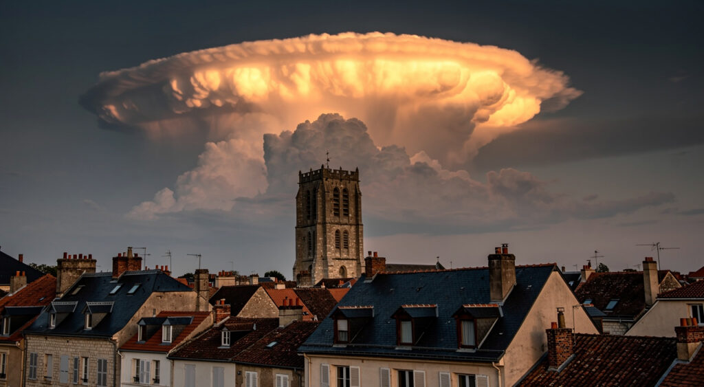 Orages et grêle à Beaune ce 10 juin : vigilance jaune en Côte-d'Or