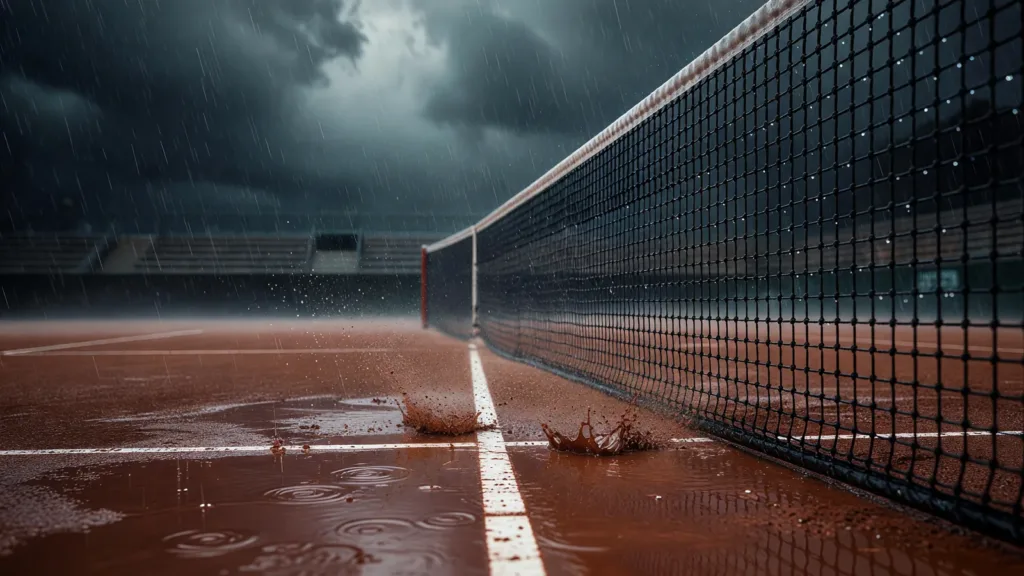 Orages et pluies interrompent les quarts de finale de l'Open de Blois