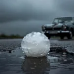 Orages violents dans l'Eure : grêlons de 5 cm à Val-de-Reuil, pluies diluviennes à Vernon