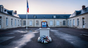 Orléans : hommage militaire à Dorian Larigaudrie, le ministre présent