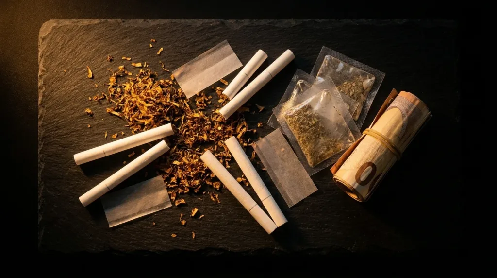Oyonnax : un atelier clandestin de tabac démantelé, 2,6 kg saisis par les douanes