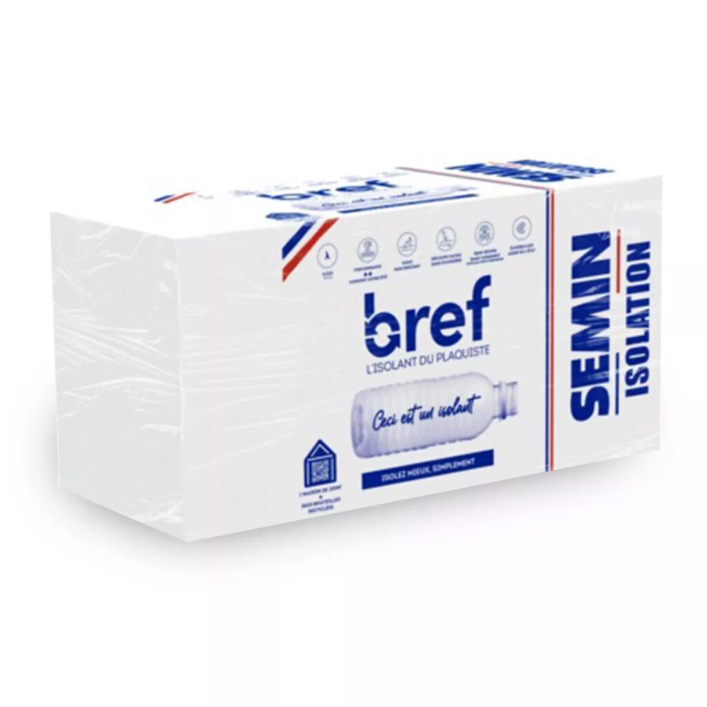 Panneau isolant Bref fibres polyester recyclées Semin