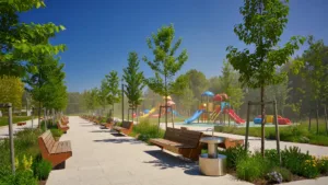 Paris 11e : Emmanuel Grégoire inaugure l&rsquo;avenue de Bouvines transformée en îlot de fraîcheur face à la canicule