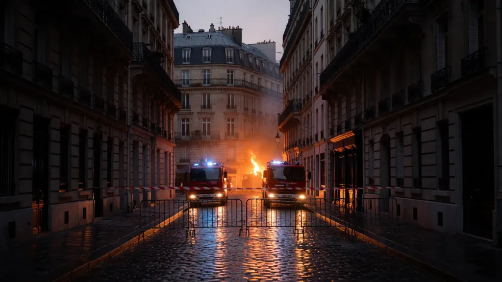 Paris 18e : incendie rue Stephenson, sept blessés légers dont six pompiers
