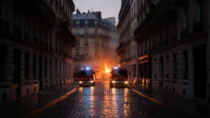 Paris 18e : incendie rue Stephenson, sept blessés légers dont six pompiers