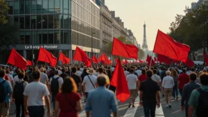 Paris : des centaines de manifestants contre les répressions à l&rsquo;appel de SUD-PTT