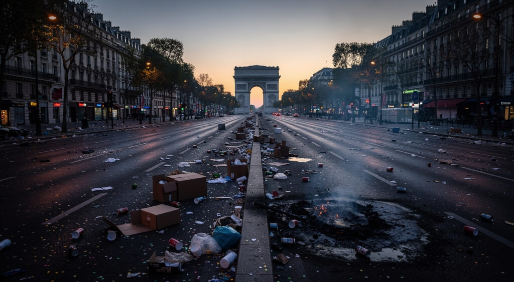 Paris : le kiosque à crêpes d&rsquo;Alexis réduit en cendres lors des célébrations PSG
