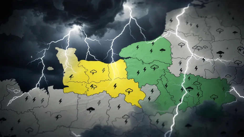 Pas-de-Calais : vigilance jaune orages ce dimanche, la canicule s'éloigne