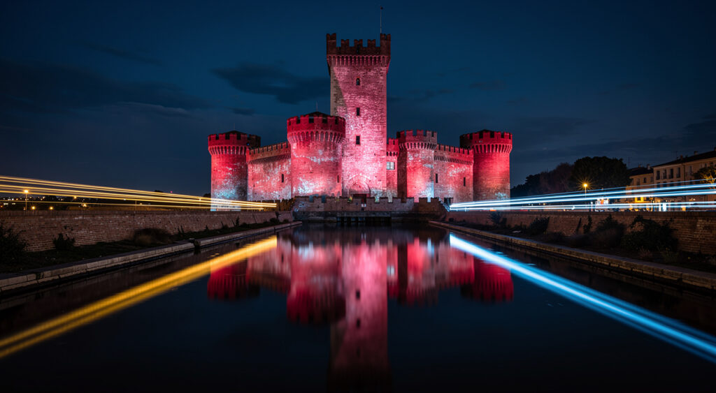 Perpignan : le Festival de l'Eau illumine la Basse et le Castillet
