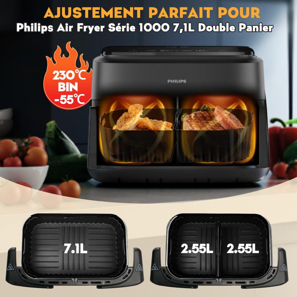 Philips Airfryer Série 1000 double panier
