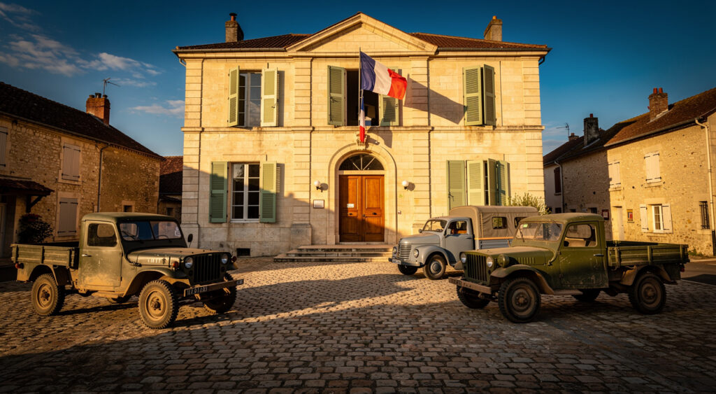 Pierre-de-Bresse : mariage thématique Libération 1944 pour Amandine et Julien