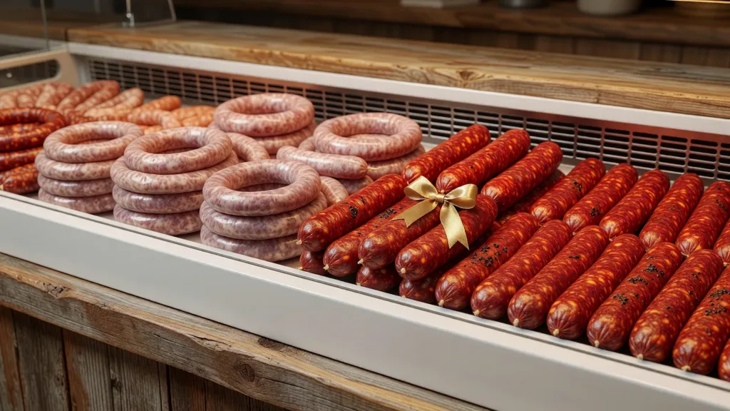 Pierrefonds : le charcutier Bigot primé pour ses merguez et chipolatas en pleine canicule