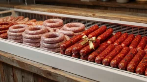 Pierrefonds : le charcutier Bigot primé pour ses merguez et chipolatas en pleine canicule