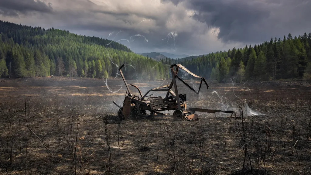 Plainfaing : une presse à foin s'embrase, 1 500 m² de prairie brûlés
