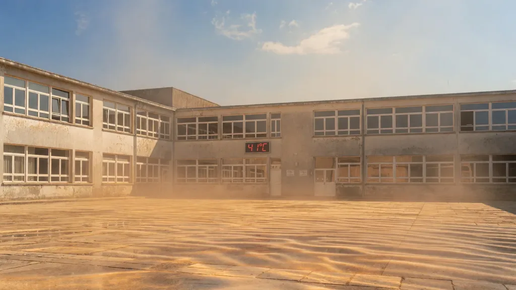 Poitiers : la FSU 86 alerte sur les écoles qui deviendront des « étuves » à plus de 40°C lundi