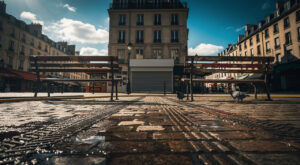 Rennes : départ de feu maîtrisé sur la façade du Super U place Hoche, 26 pompiers mobilisés