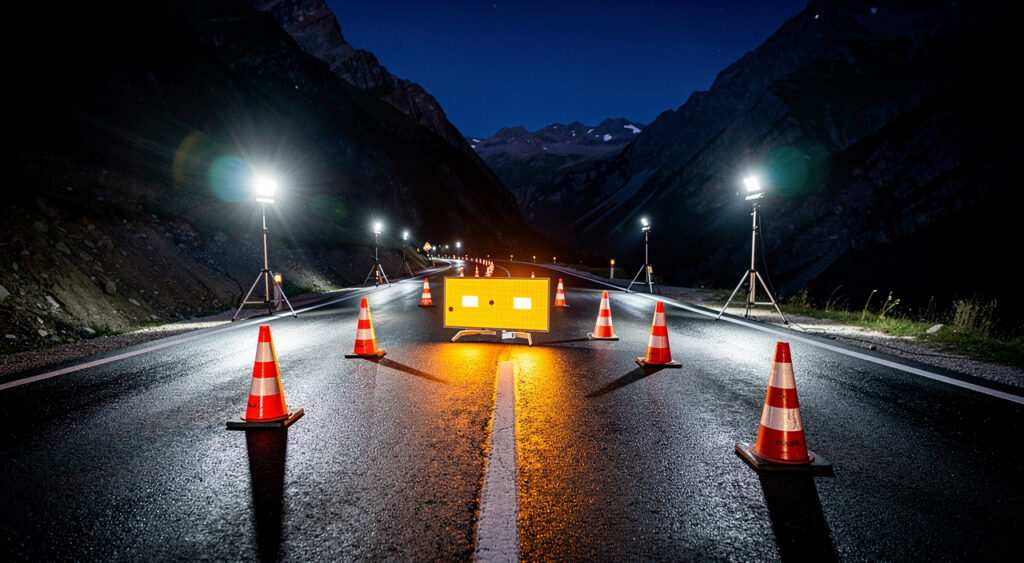 RN94 à Châteauroux-les-Alpes : planning précis des travaux nocturnes du 2 au 16 juin