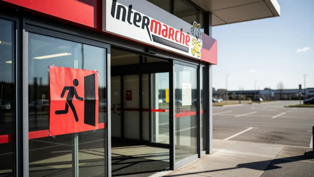 Romanèche-Thorins : un Intermarché évacué après un incident photovoltaïque en pleine canicule