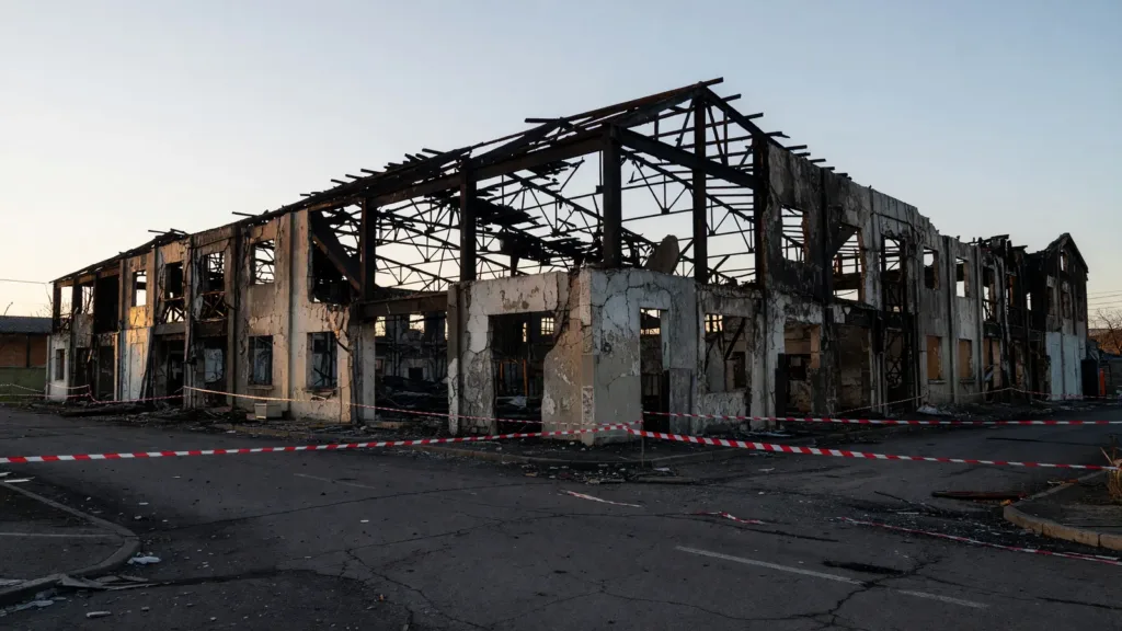 Romans-sur-Isère : circulation perturbée après l'incendie, déconstruction partielle annoncée