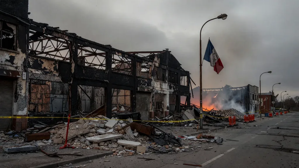 Romans-sur-Isère : un violent incendie ravage un entrepôt désaffecté, le bâtiment sera partiellement déconstruit