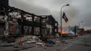 Romans-sur-Isère : un violent incendie ravage un entrepôt désaffecté, le bâtiment sera partiellement déconstruit